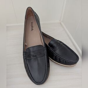 Long Tall Sally Navy Havana Loafer Size 15